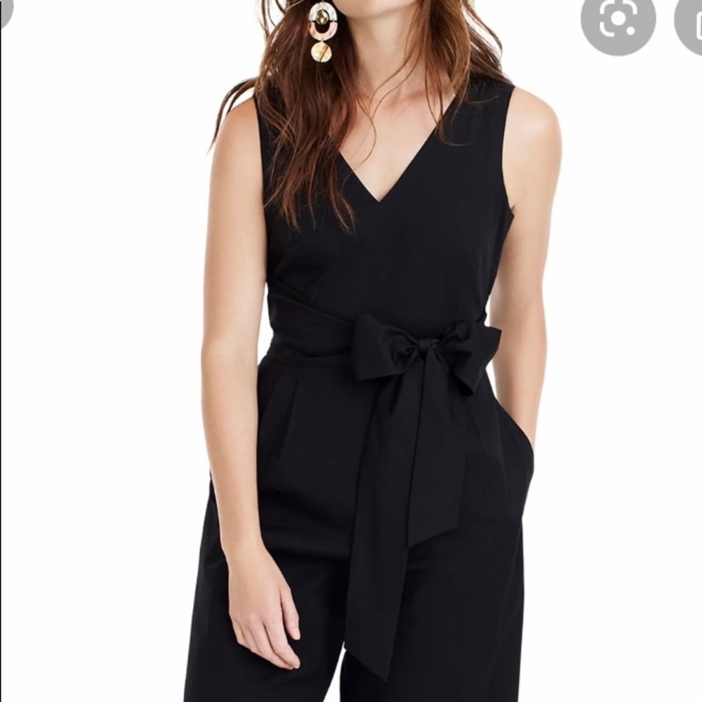 J Crew Dark Matter Stretch Poplin Jumpsuit , NWT